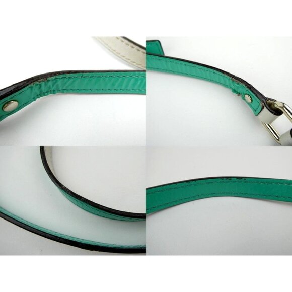 Kate Spade New York Green Patent Leather Crossbody Bag With Adjustable Strap & G - Picture 11 of 16